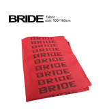 Bride Seat Fabric (Red With Black Writing)