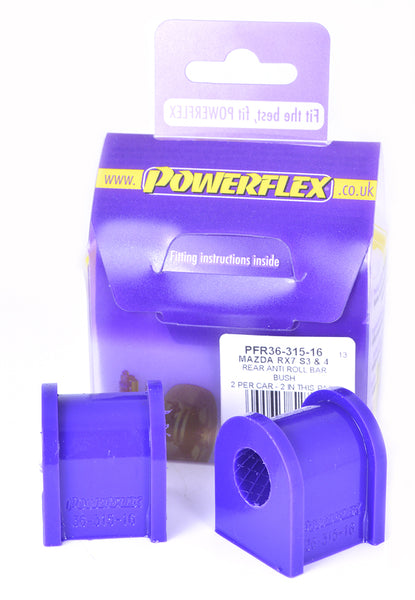 POWERFLEX REAR ANTI ROLL BAR BUSH 16MM - RX-7 - PFR36-315-16